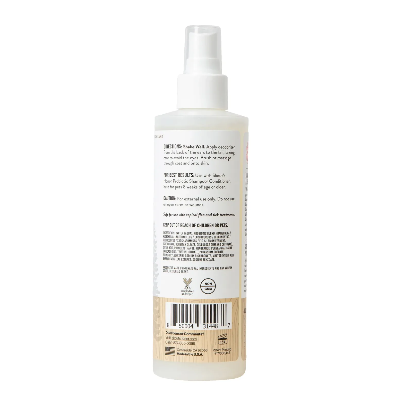 Skout's Honor Probiotic Deodorizer (Dog of the Woods) For Dogs and Cats - Image 2
