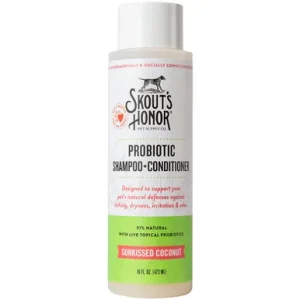 Skout's Honor Sunkissed Coconut Probiotic Shampoo + Conditioner for Dogs