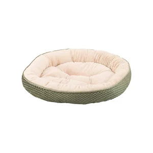 Sleep Zone Checkerboard Napper Dog Bed, 20 inch Sage