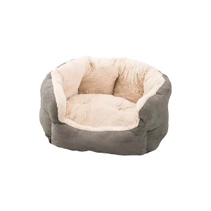 Sleep Zone Reversible Cushion Cuddler Dog Bed, 18 inch Lt Gray