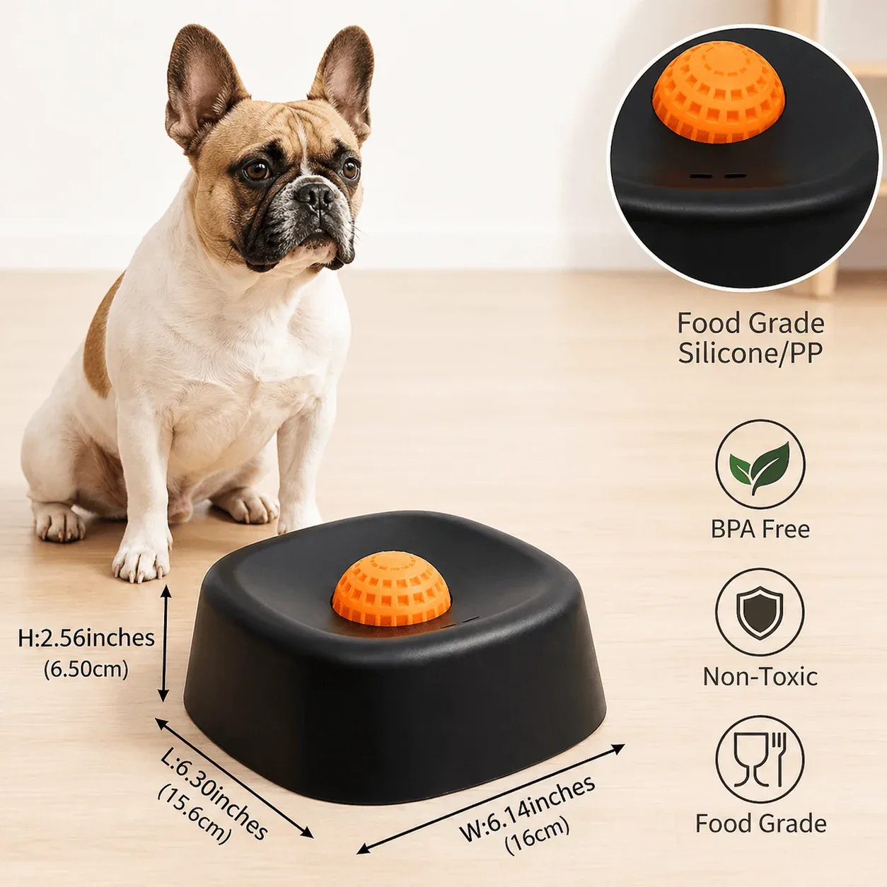 Slow Feeder Dog Bowl – No Spill & Non-Slip - Image 2