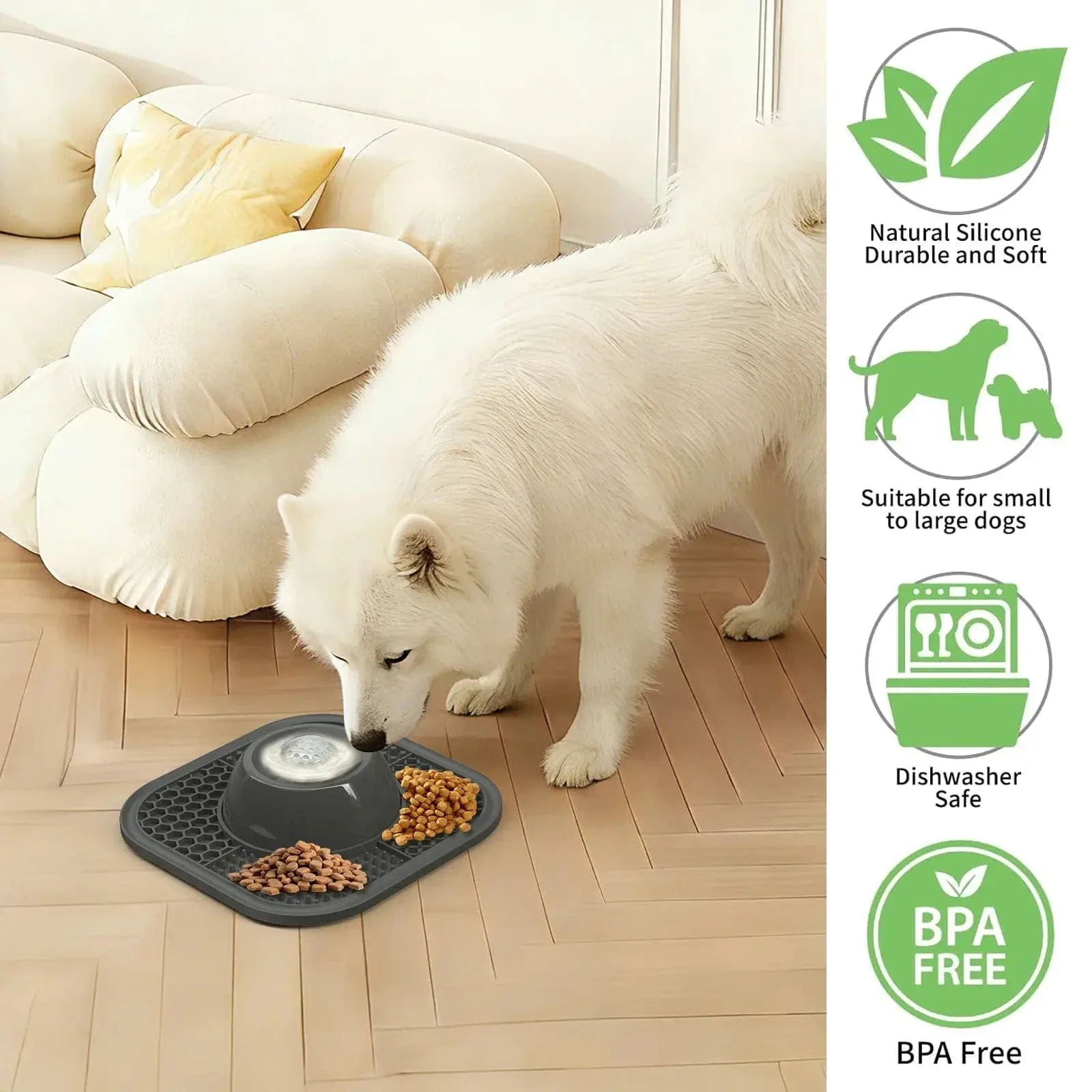 Slow Feeder & Lick Toy Bowl for Dogs - Image 2