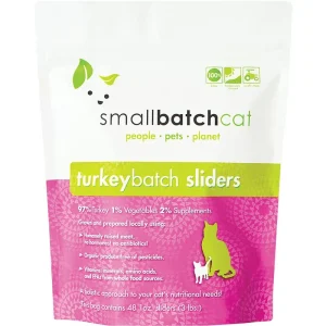 Small Batch Cat Frozen Turkey Sliders 3lb SD-5
