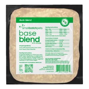 Small Batch Dog Cat Frozen Duck Blend 2lb {L-x} SD-5