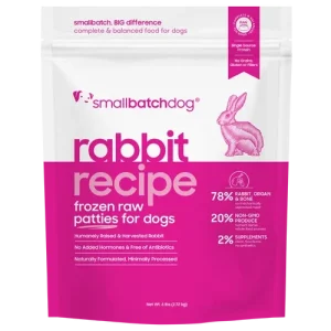 Small Batch Dog Frozen Rabbit Sliders 3lb SD-5