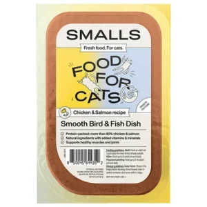 Smalls Gently Cooked Smooth Bird & Fish Dish Fresh Chicken & Salmon Recipe Pate Cate Food