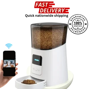 Smart Pet Feeding Bundle – Automatic Pet Feeder + Water Bottle + Drinking Fountain | PawVortex