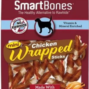SmartBones Chicken Wrap Mini Sticks Chicken 15 Pk {L+1} 923149