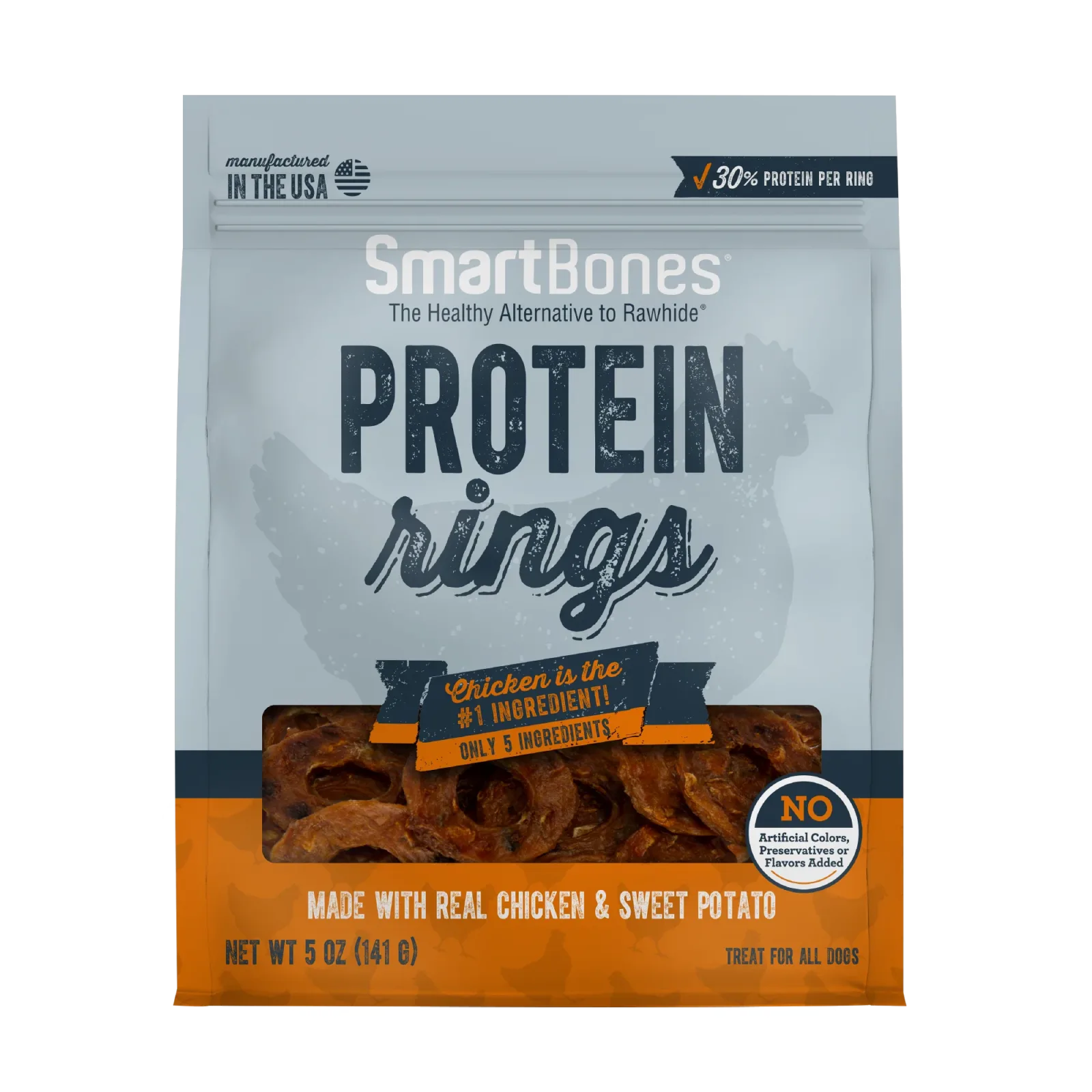 SmartBones Protein Rings Chicken & Sweet Potato 5oz
