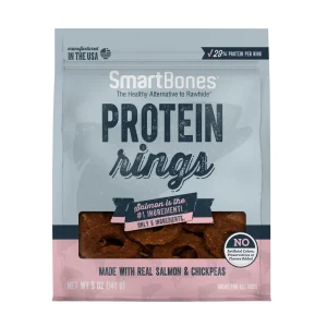 SmartBones Protein Rings Salmon & Chickpea 5oz