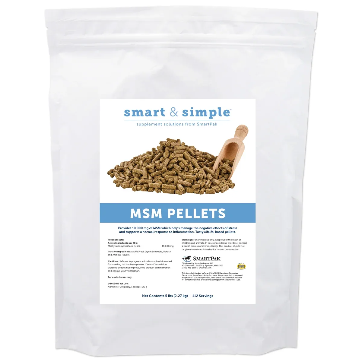 SmartEquine™ Smart & Simple® MSM Pellets - 5 lbs.