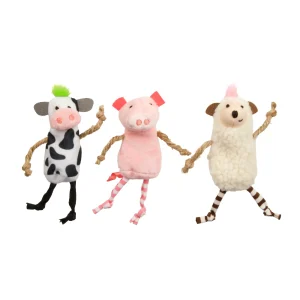 SMARTYKAT Farm Friends Refillable Cat Toys and Catnip 3pk