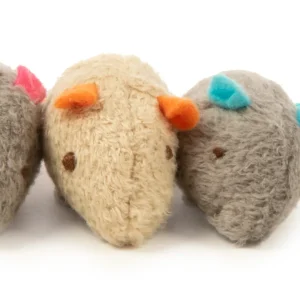 SMARTYKAT Skitter Critters Catnip Mice Cat Toy 3pk