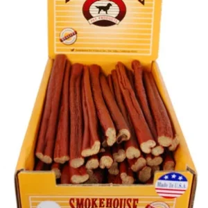 Smokehouse Usa Made Chicken Stix Dog Treats 8 In, 60 Ct