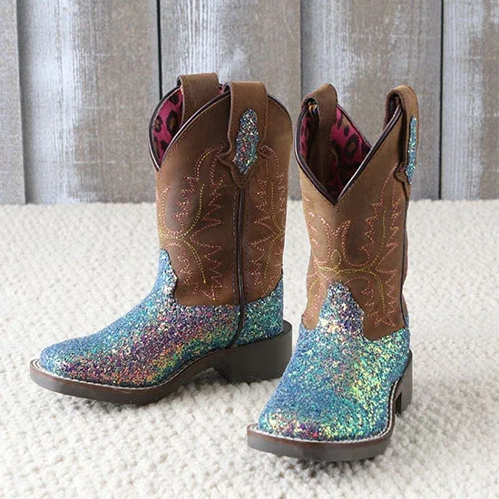 Smoky Mountain Kids' Ariel Glitter Boots