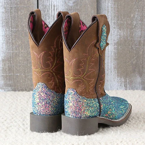 Smoky Mountain Kids' Ariel Glitter Boots - Image 2