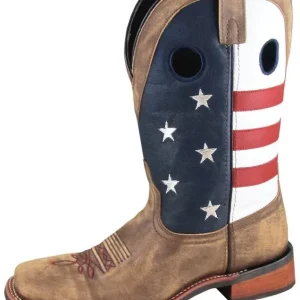 Smoky Mountain Mens Stars/Stripes Sq Boots