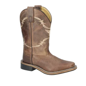Smoky Mountain Toddler's Distressed Brown Logan Boots
