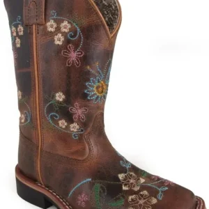 Smoky Mountain Youth Floralie Brown Boots
