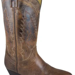 Smoky Mtn Ladies Amelia Rnd Toe Brown Boots