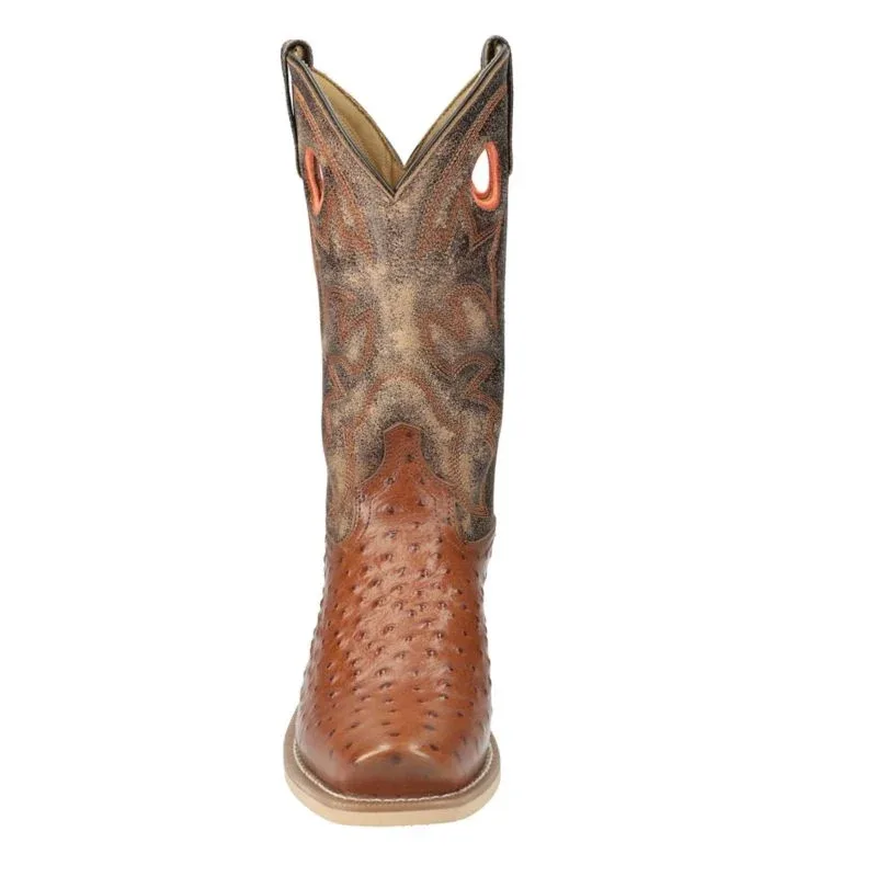 Smoky Mtn Mens SantaFe Ostrich Boots - Image 2