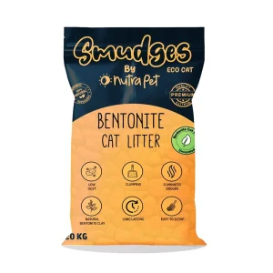 Smudges By NutraPet Eco Bentonite Non Scented Cat Litter