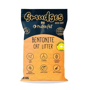 Smudges Eco Lemon Scented Bentonite Clumping Cat Litter