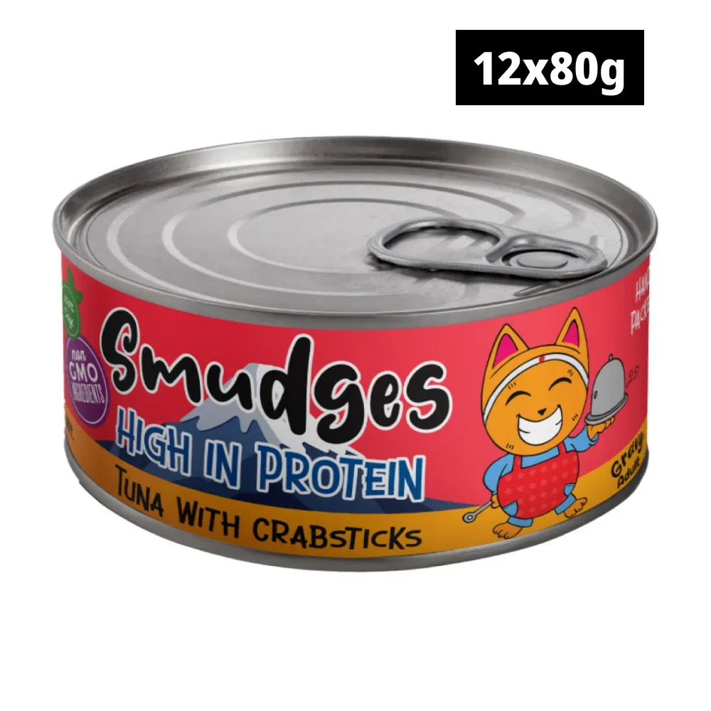 Smudges Tuna with Crabsticks in Gravy Adult Cat Wet Food - Image 2