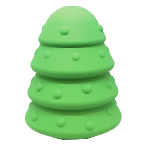 SodaPup Christmas Tree Durable Rubber Chew Toy