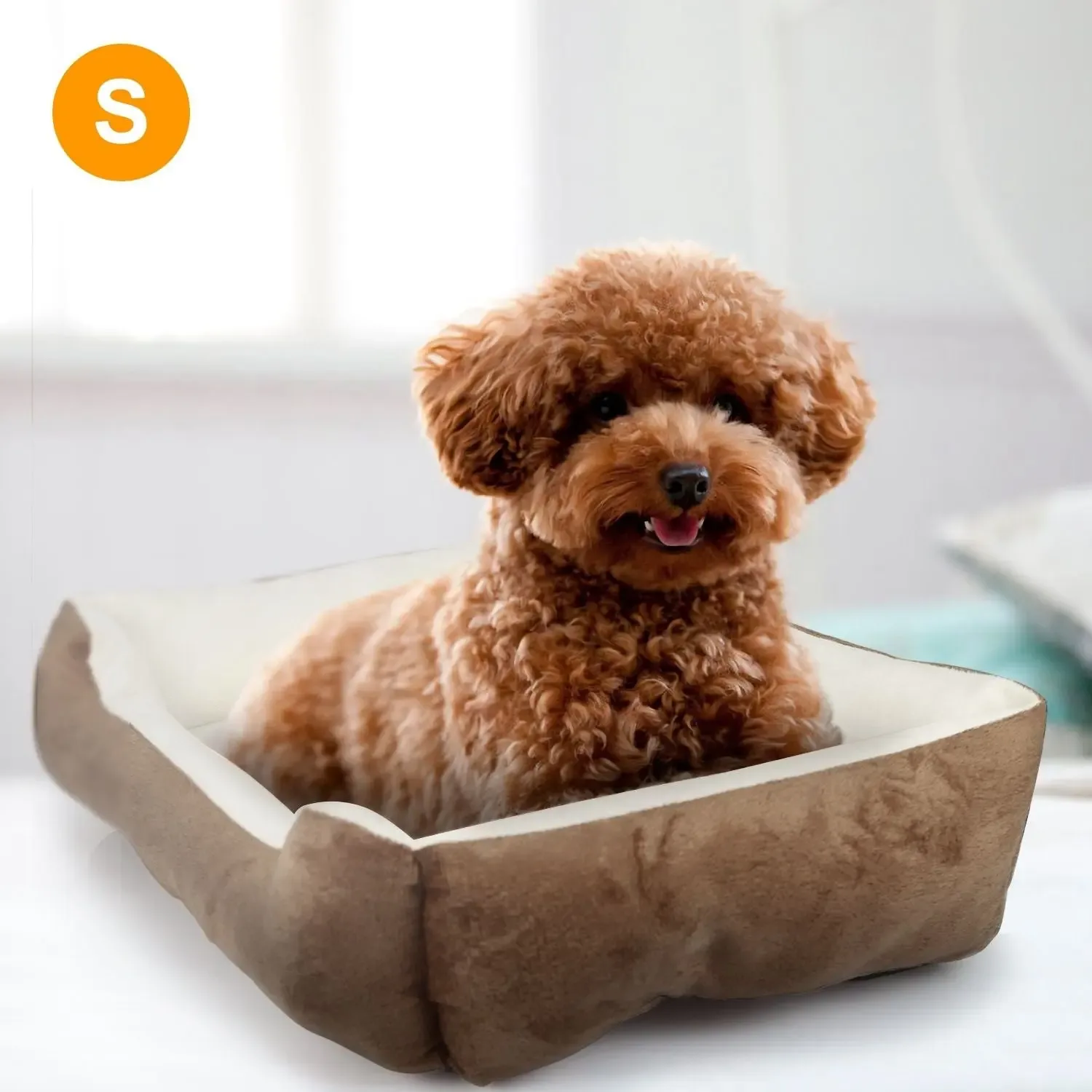 Soft Fleece Pet Bed – Warm Cozy Nest for Dogs & Cats - Image 2