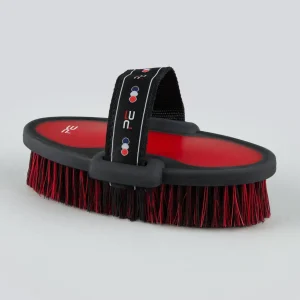 Soft-Touch Body Brush Black & Red