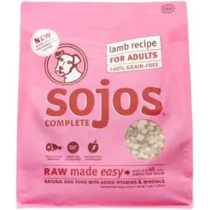 Sojos Complete Adult Dog Food - Lamb 7lb {L-1x} 557129