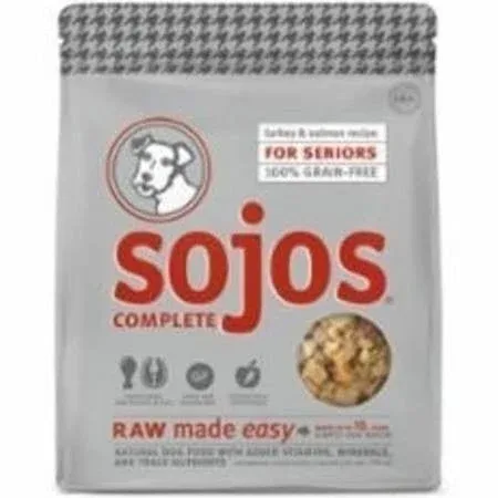 Sojos Complete Senior Dog Food - Turkey & Salmon 7lb {L+1} 557135
