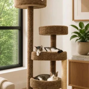 Solid Wood Cat Climbing Tree