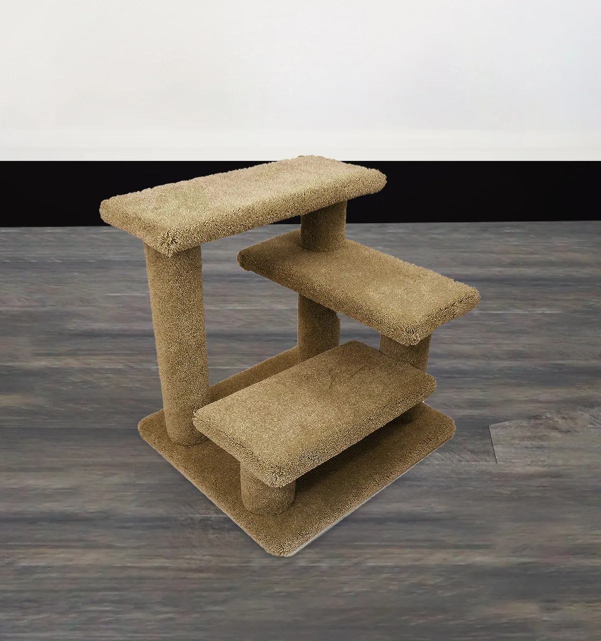 Solid Wood Cat Stairs for Beds & Furniture | Pet Steps for Cats & Small Dogs