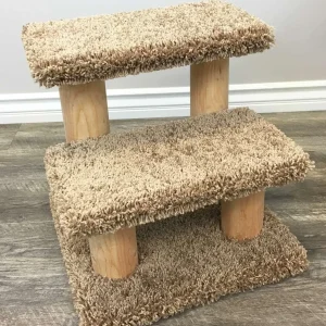 Solid Wood Cat Stairs for Senior Cats