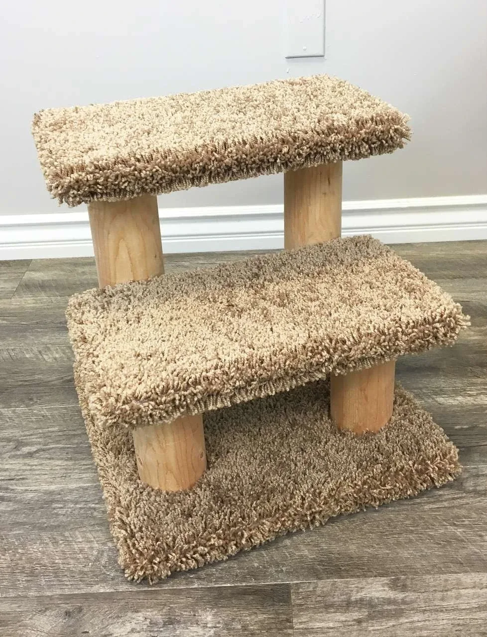 Solid Wood Cat Stairs for Senior Cats
