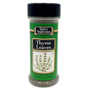 Spice Supreme Thyme Leaves 1.5 oz.