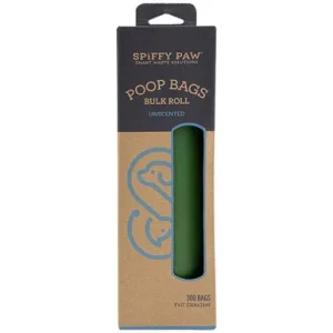 Spiffy Paw Bulk Roll Unscented Poop Bags for Waste Disposal