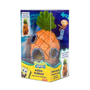 SpongeBob Aqua-Floras Living Pineapple House Aquarium Ornament Medium