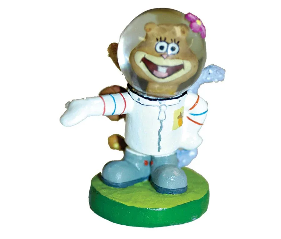 SpongeBob Sandy Aquarium Ornament Multi-Color, 2 in, Mini
