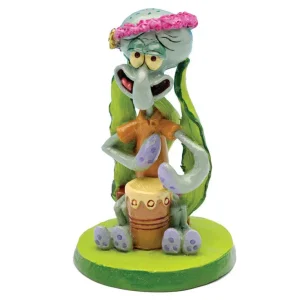 SpongeBob Squidward Aquarium Ornament Multi-Color, 2 in, Mini