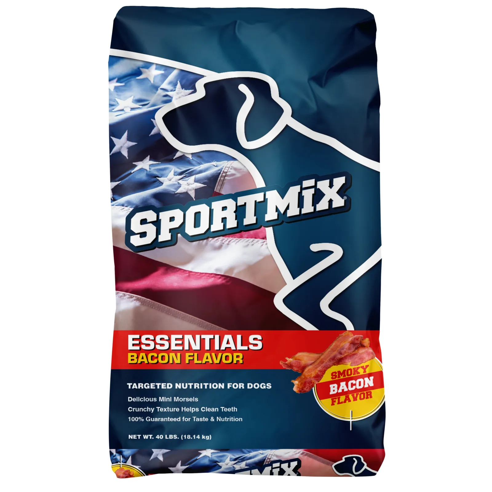 SPORTMIX Essentials Dry Dog Food Bacon 40 lb