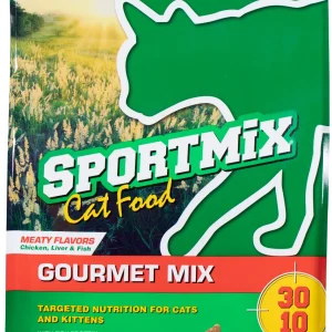Sportmix Gourmet Mix Dry Cat Food Meaty Flavors 31 lb