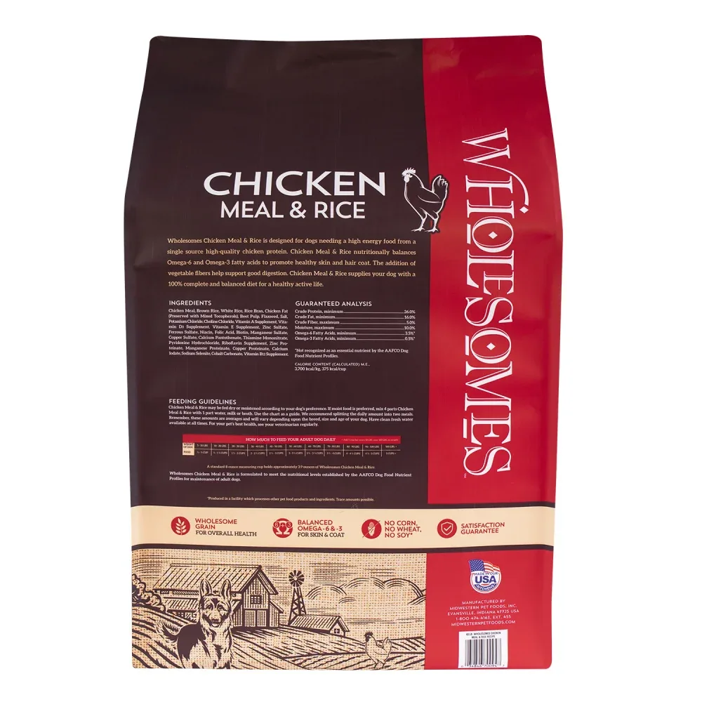 SPORTMiX Wholesomes Chicken Meal & Rice Recipe Dry Dog Food - Image 2