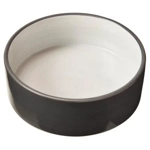 Spot 2-Tone Dog Dish Grey 7 in