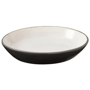 Spot 2-Tone Oval Cat Dish Grey 6 in
