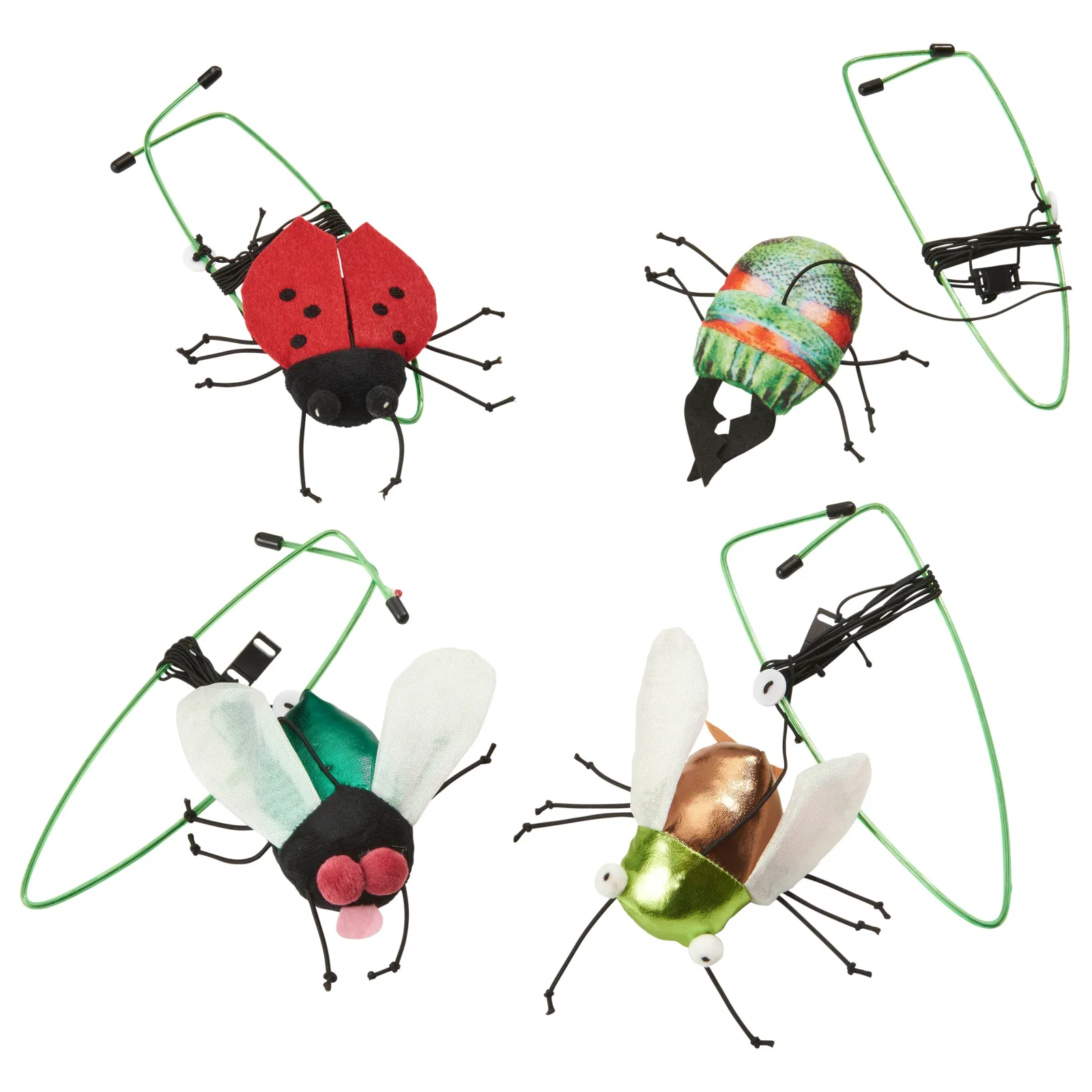 Spot Buzzing Insect A-door-able Cat Toy Assorted Color 1ea