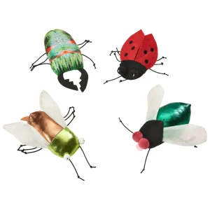 Spot Buzzing Insects Cat Toy Assorted Color 5 in 1ea