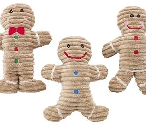 Spot Ethical Holiday Gingerbread Dog Toy